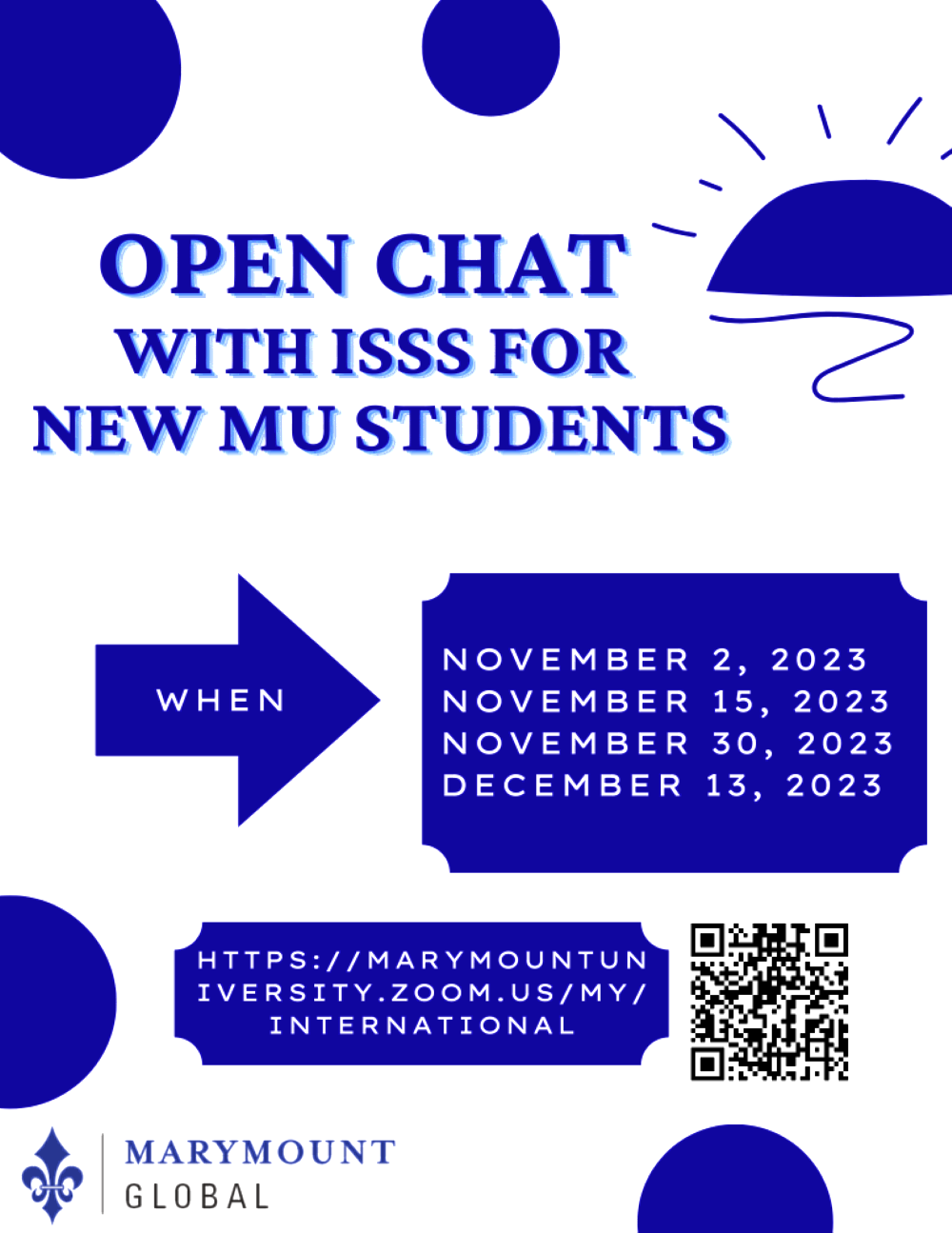 Open Chat with ISSS Open Chat with ISSS